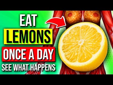 Eat Lemon Once A Day For A Month, See What Happens To Your Body