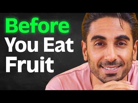 Fruit Just As Bad As Processed Sugar? - Best & Worst Fruits For Longevity | Dr. Rupy Aujla