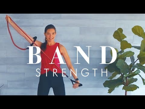 Resistance Band Workout for Seniors & Beginners // All Standing Osteoporosis Friendly!
