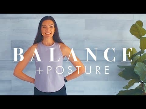 Improve your Posture & Balance with these Corrective Exercises // Osteoporosis Friendly!