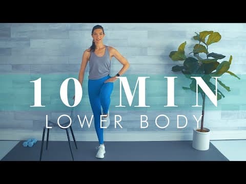 10 Minute Leg Workout // All Standing, Knee & Osteoporosis Friendly!