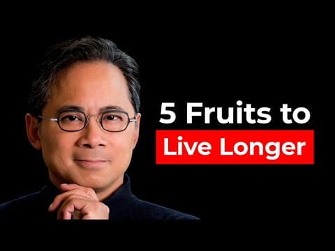 These 5 FRUITS Regenerate Stem Cells & LIVE LONGER 🔥 Dr  William Li