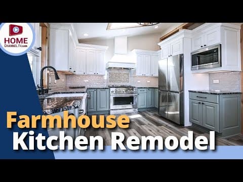 Kitchen Remodel in a WONDERFUL Farmhouse Style Design!