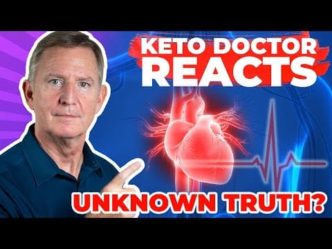 KETO DOES WHAT TO YOUR HEART? - Dr. Westman Reacts