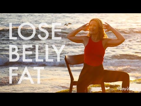 10 Minute Chair Yoga to Lose Belly Fat