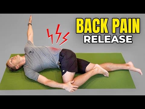 How To Release Your Back Without a Chiropractor
