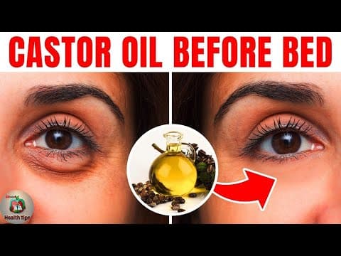 JUST FEW  Drops Of Castor Oil BEFORE BED Does THIS To Your Body
