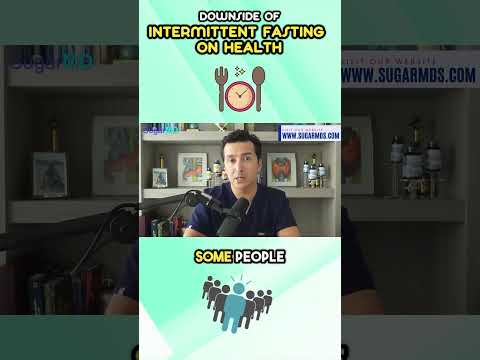 Downside of Intermittent Fasting on Health