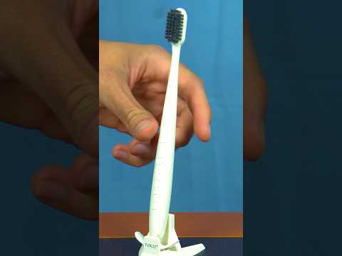 Double Sided Toothbrush + Tongue Scraper Review 🧐 #shorts