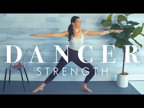 Full Body Strength Workout with Light Weights for Beginners & Seniors // Barre Inspired
