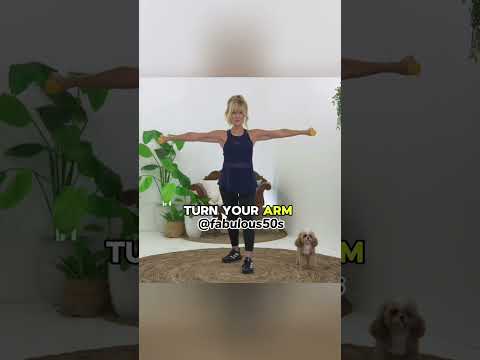A 5-Min Arm Workout for ladies over 50! #shorts