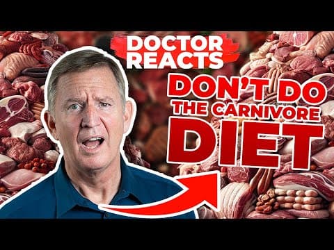 Reasons NOT TO DO CARNIVORE! - Doctor Reacts
