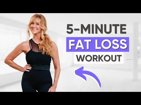 5 Minute Cardio | Low Impact Fat Burning Workout!