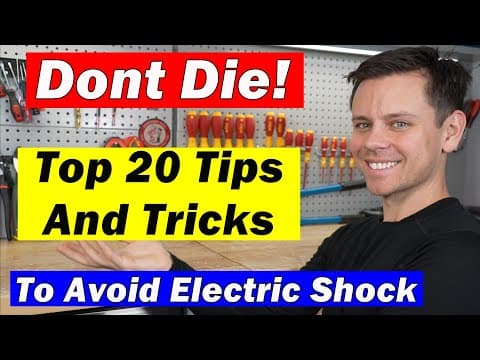 Top 20 Tips and Tricks to Avoid Electrocution! Beginners Please Watch