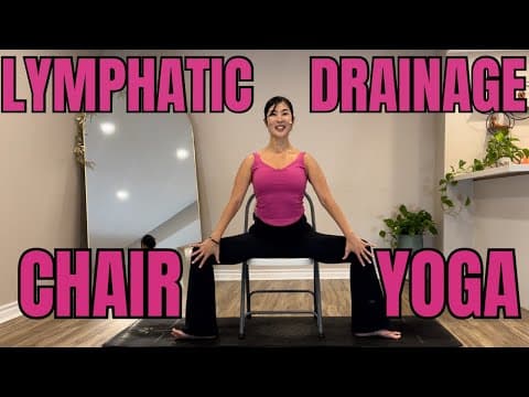 20 Chair Yoga For Lymphatic Drainage Flow || Weight Balance, Detoxification, Feel Your Best