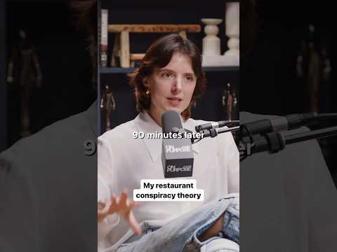 Restaurant conspiracy theory 🕵🏻‍♂️