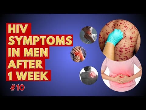 HIV Signs in Men 1 Week After Exposure