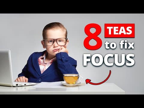 8 Best Teas for BRAIN FOCUS at Work and Study