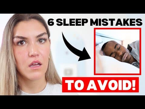 6 Sleep Ruining Habits You Need to Stop Now!