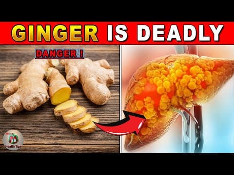 Don't Eat GINGER IF YOU HAVE THESE  HEALTH PROBLEMS!