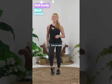 Try this Arms & Full Body Exercise Set to Burn Fat at Home! 💪 #Fabulous50s #shorts